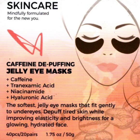Caffeine de-puffing jelly eye mask-new-40 piece (Set of 2 Packs) - Picture 1 of 3